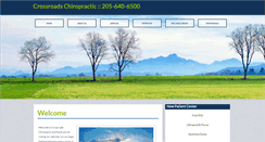 Desktop Screenshot of crossroadschiroal.com